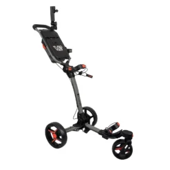 Axglo Tri-360 V2 Golf Trolley | Black/Red