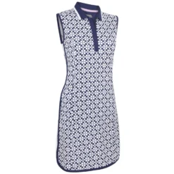 Callaway Ladies Geo Printed S/L Golf Polo Dress CGDKC014