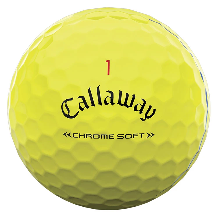Callaway Chrome Soft Triple Track Golf Balls | Yellow - Image 2