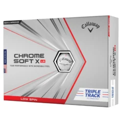 Callaway Chrome Soft X LS Triple Track Balls | White