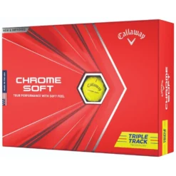 Callaway 2021 Chrome Soft Triple Track Golf Balls | Yellow