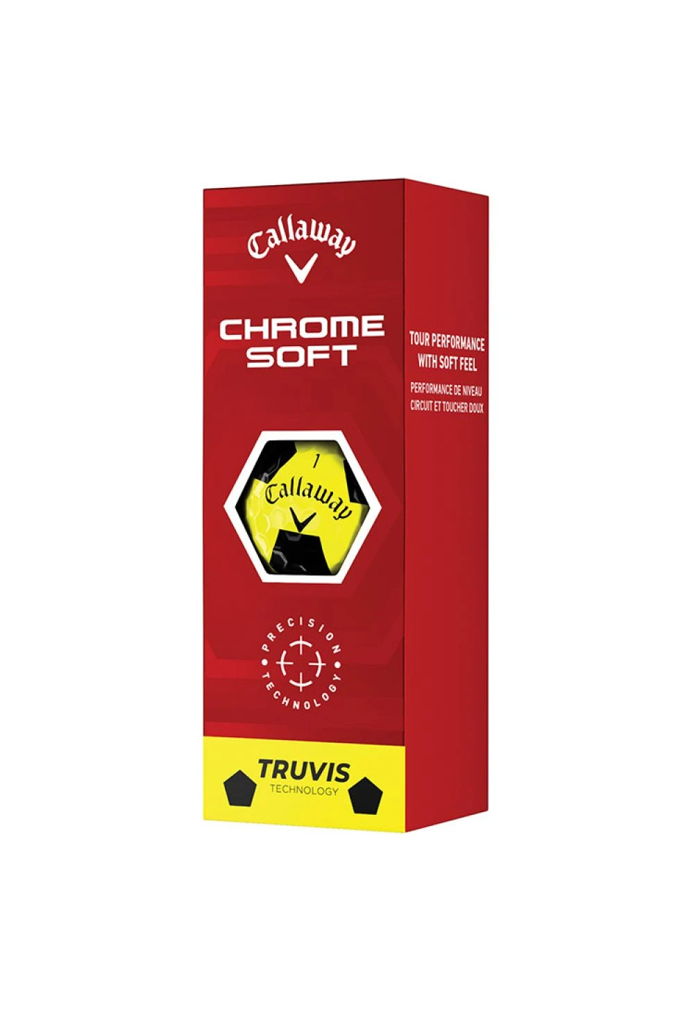 Callaway Chrome Soft Truvis Golf Balls | Yellow/Black - Image 2