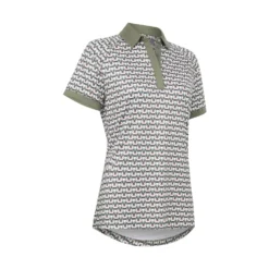 Callaway Ladies Chev Printed Golf Polo Shirt CGKFC070