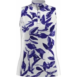 Callaway Ladies Floral Sleeveless Golf Polo CGKSB0Y1