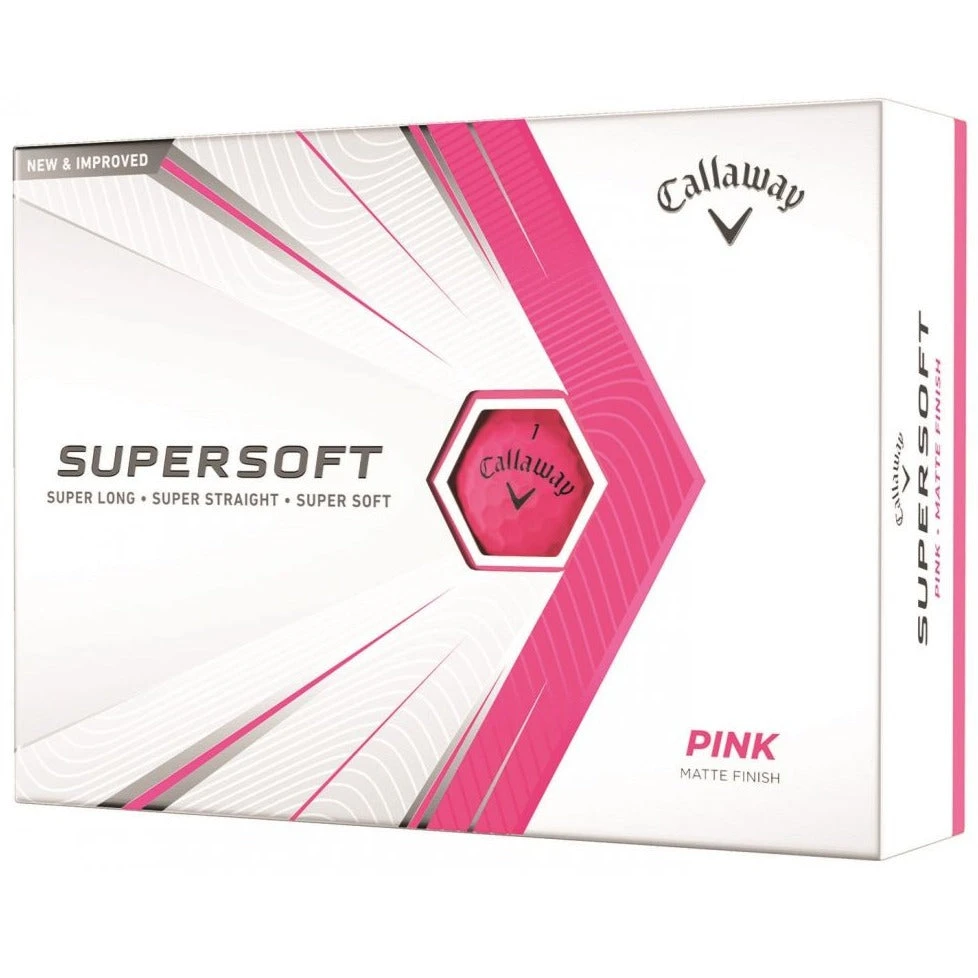 Callaway Supersoft Golf Balls | Pink