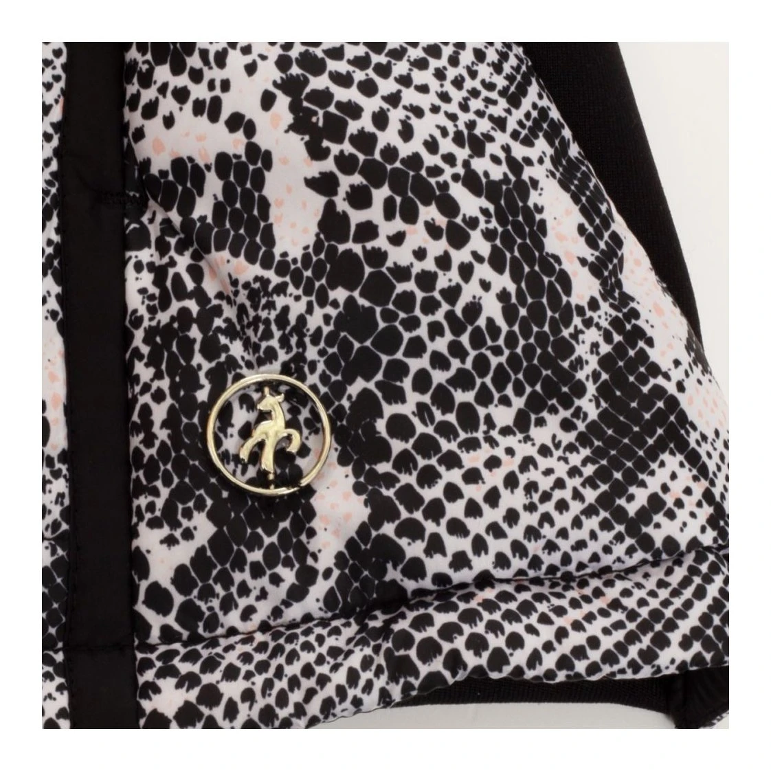 Green Lamb Ladies Giselle Printed Quilted Golf Gilet AG21899 - Image 4