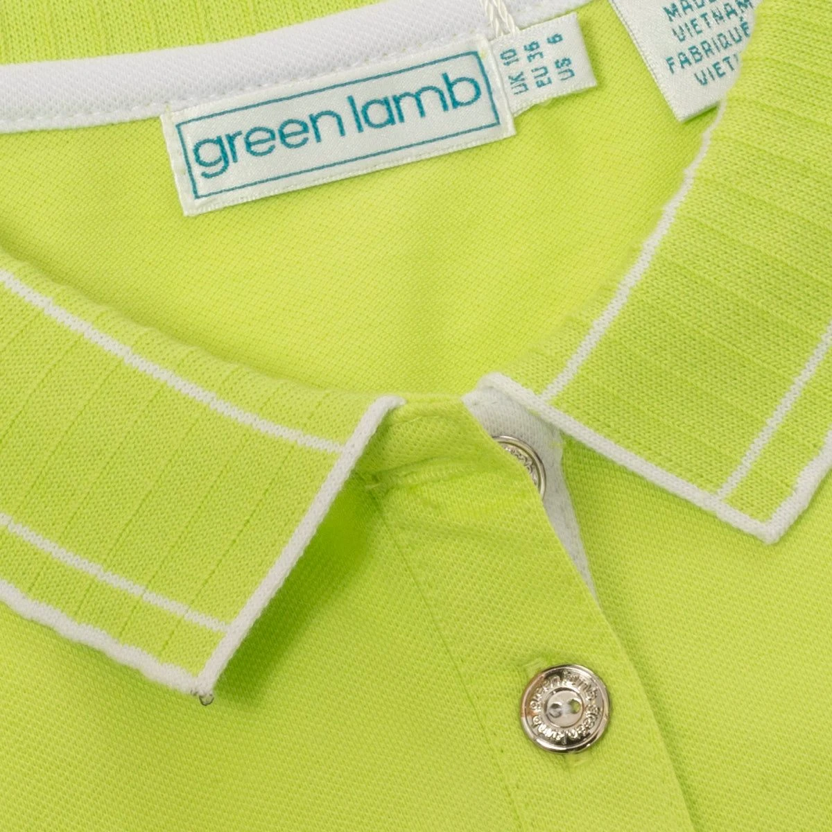 Green Lamb Ladies Kathleen S/L Club Golf Polo Shirt SG22917 - Image 3
