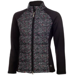 Green Lamb Ladies Maggie Padded Printed Golf Jacket AG22952