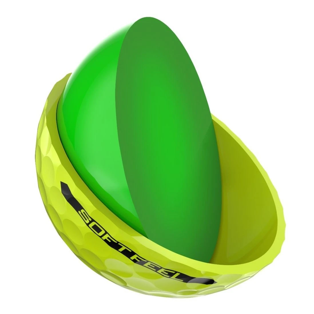 Srixon Soft Feel Golf Balls | Yellow - Image 4