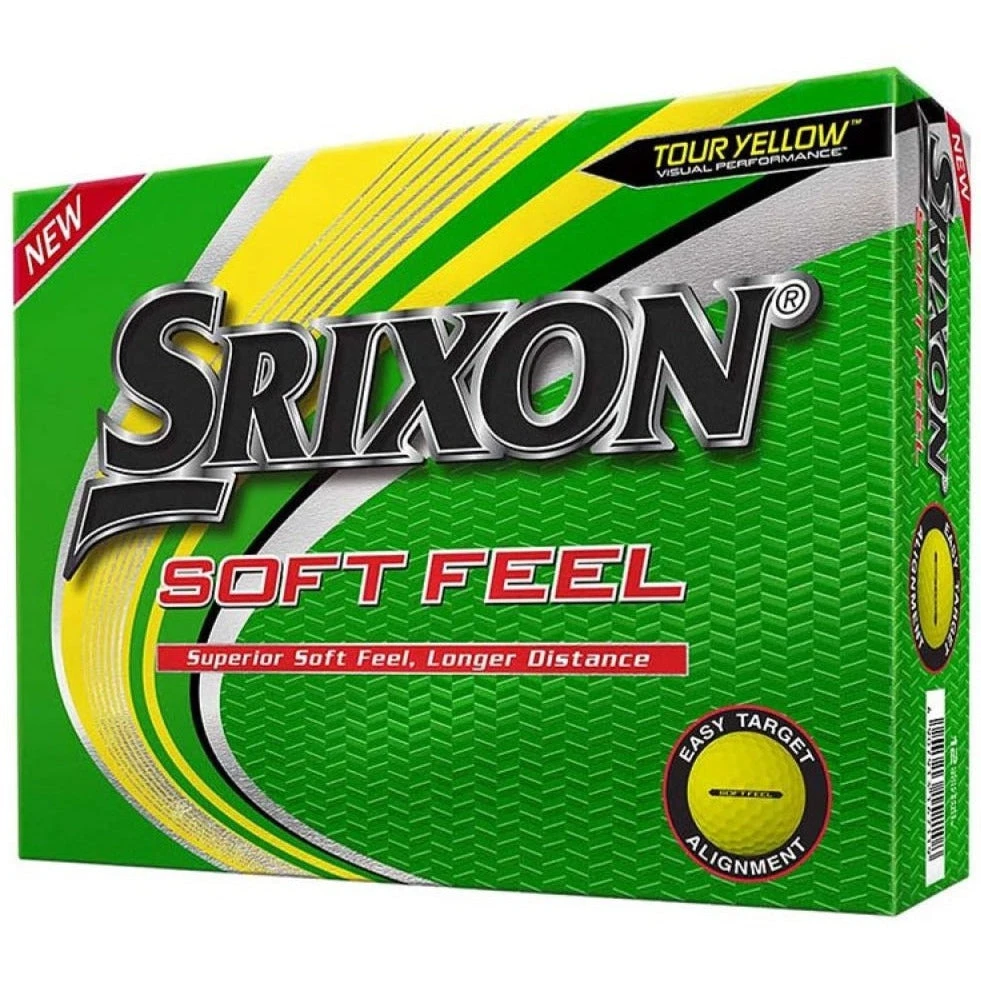 Srixon Soft Feel Golf Balls | Yellow