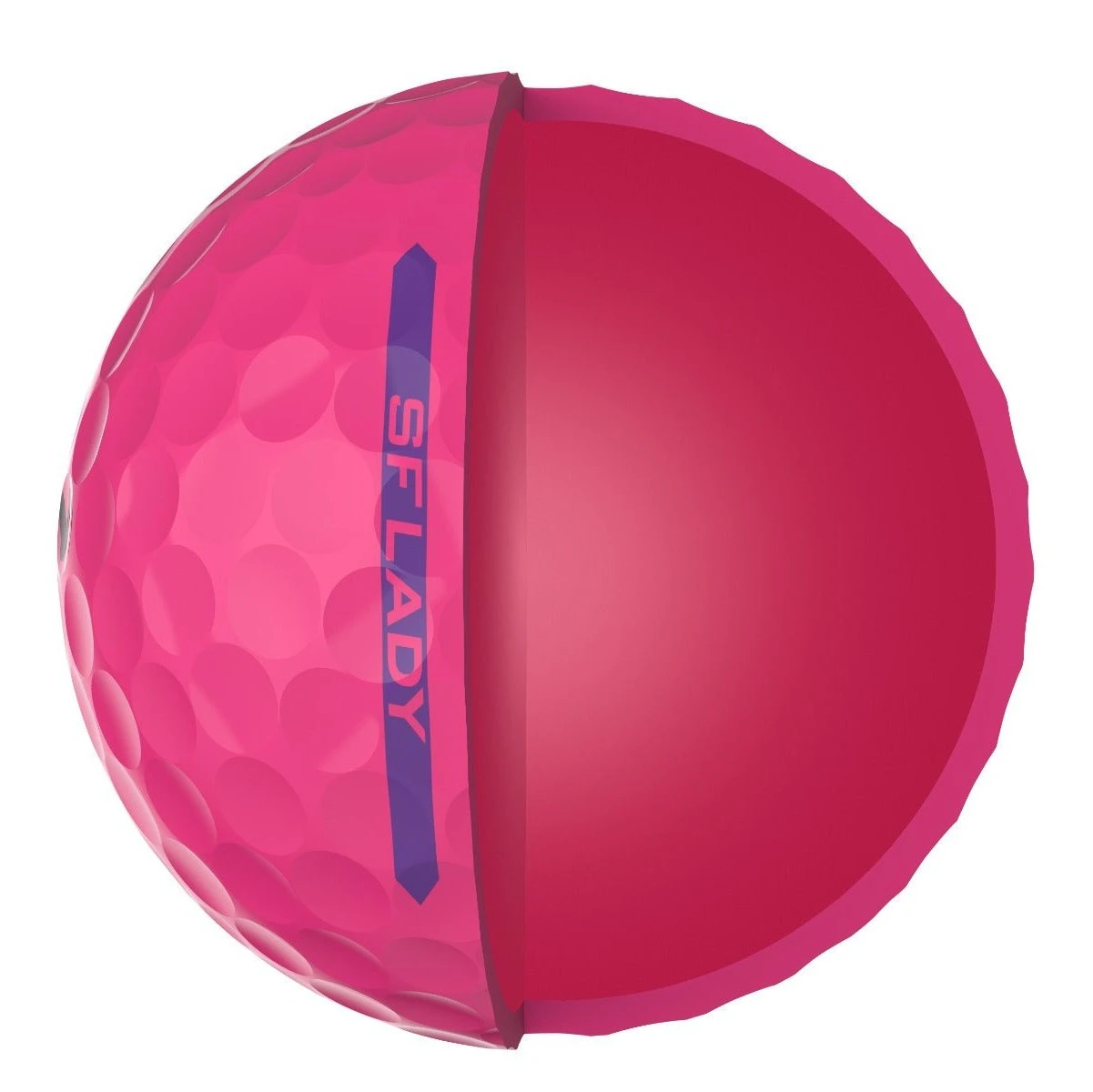 Srixon Soft Feel Lady Golf Balls | Pink - Image 3