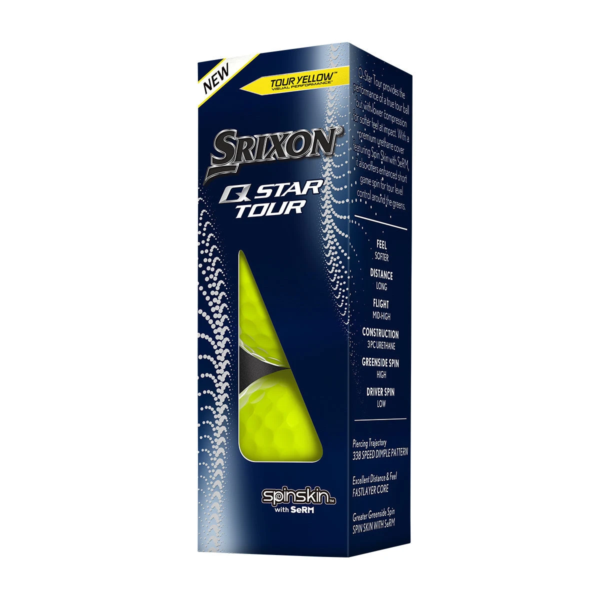 Srixon Q Star Tour Golf Balls | Yellow - Image 4