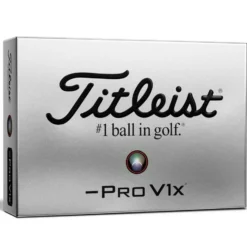 Titleist Pro V1X Left Dash Golf Balls | White