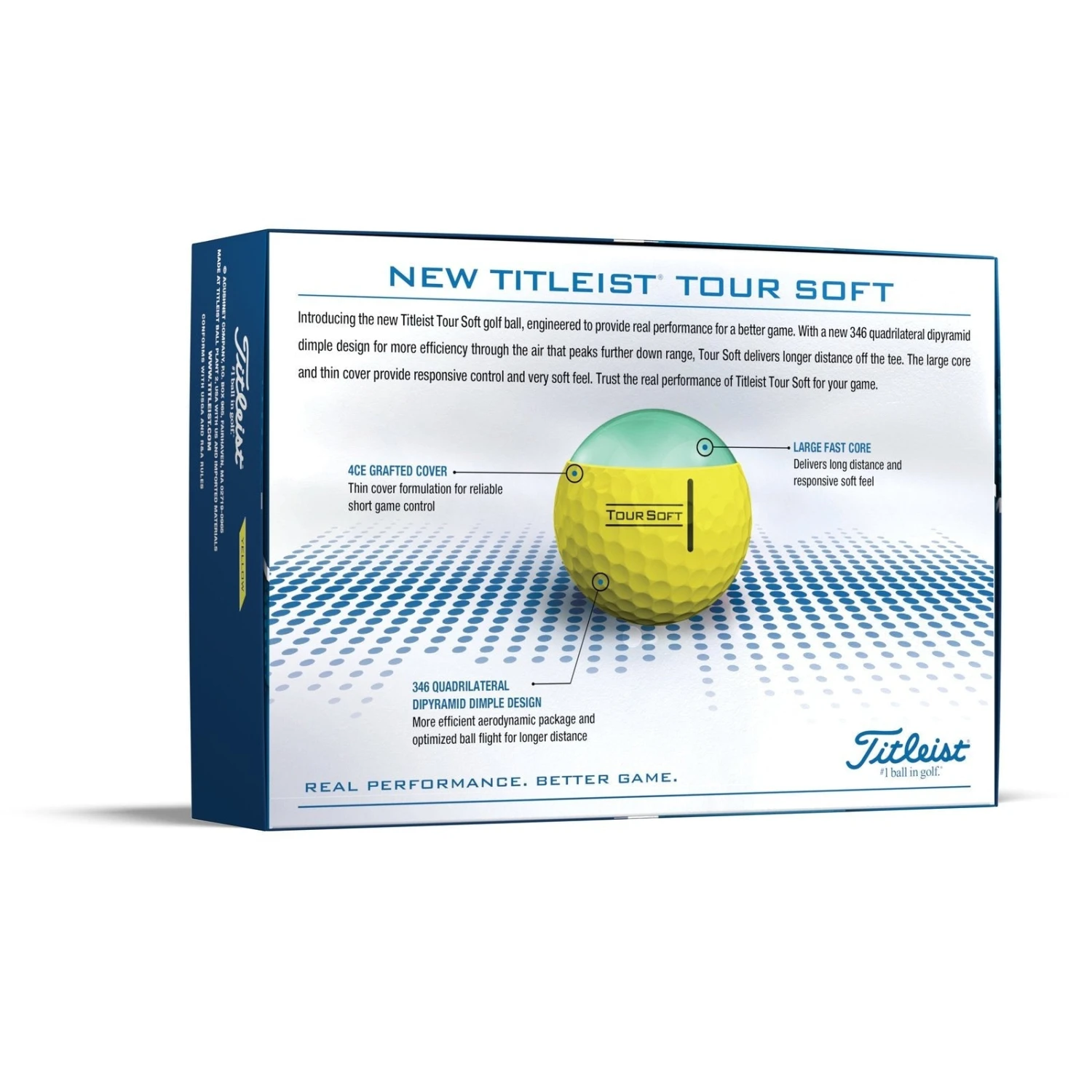 Titleist Tour Soft Golf Balls | Yellow - Image 2