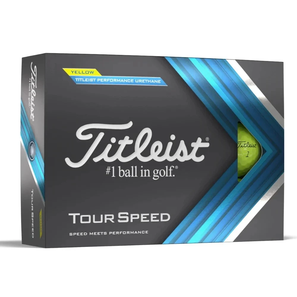 Titleist Tour Speed Golf Balls | Yellow - Image 2