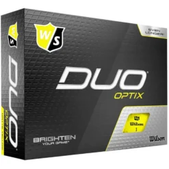 Wilson Staff Duo Optix Matte Golf Balls | Yellow