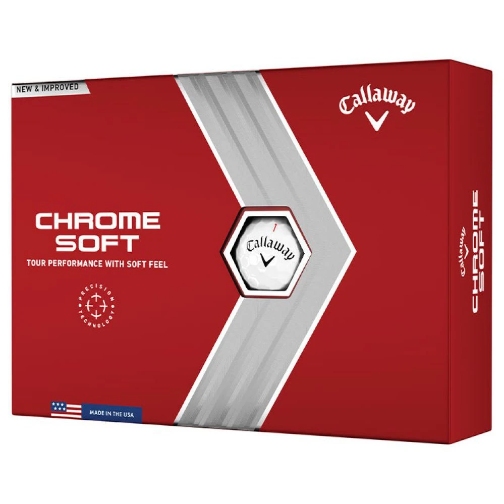 Callaway Chrome Soft Golf Balls | White